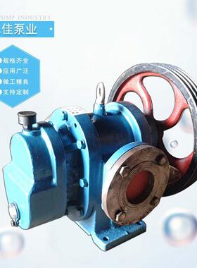 亿佳高粘度泵LC10立方卧式罗茨泵粘稠油料输送带夹套保温