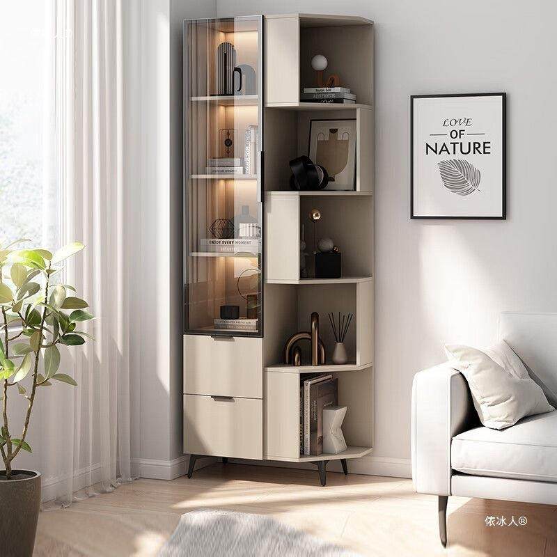 转角角柜收纳柜柜墙角柜客厅多层展示置物架拐角简约沙发边几柜,农用物资,其他肥料,淘宝优惠券,粉丝福利购,淘宝优惠卷