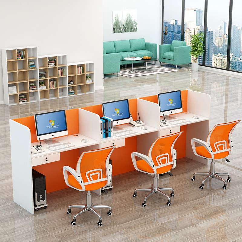 深圳 办公桌屏风隔断 电脑桌办公卡座 电销卡位员工桌