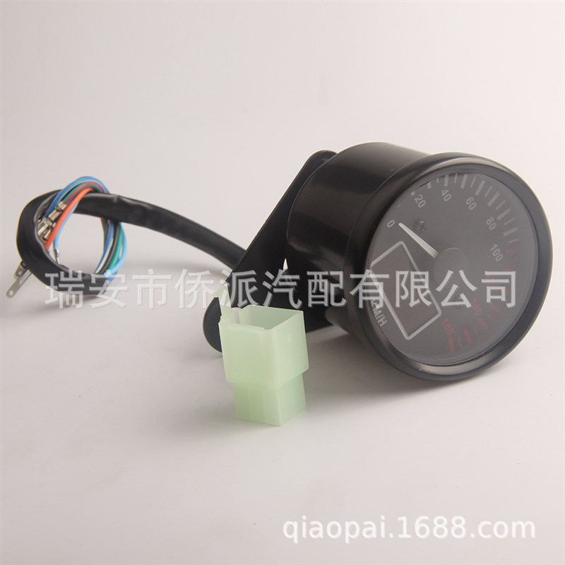 改装摩托车液晶仪表总成机械复古指针码表油量表里程表公里表通用