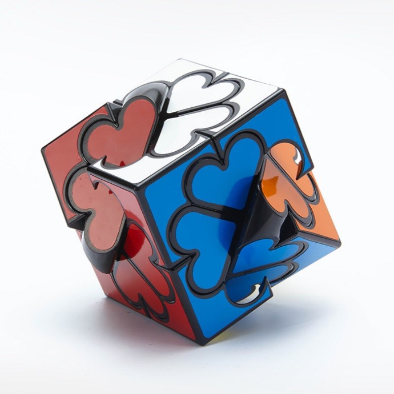 蓝蓝 八轴心魔魔方 Honey Copter Cube 转角图案异形魔方智力挑战