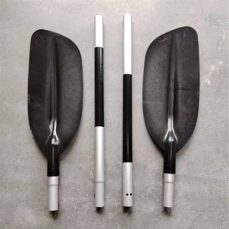 直供皮划艇船桨四节铝合金船桨便携式可拆卸独木舟桨