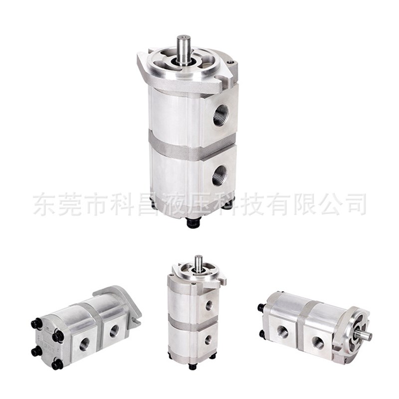 齿轮泵HGP-33A双联液压油泵台湾新鸿型现货直供高压齿轮泵