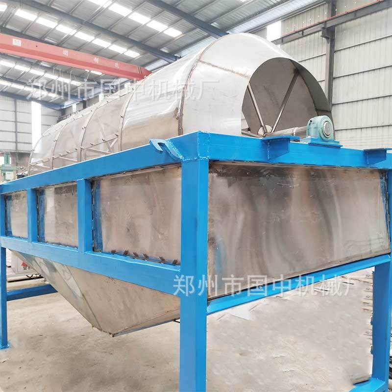 建筑垃圾滚筒筛沙机 滚筒筛沙子筛选机 小型无轴圆筒筛