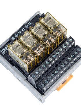 TEmate宝轩 原装和泉直流24V继电器模组2开2闭控制板放大板2~16路