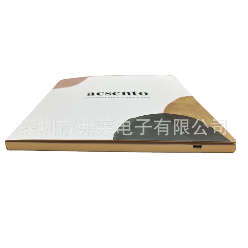 厂家直销7寸视频贺卡电子宣传册LCD画册MP4贺卡商务邀请函广告卡