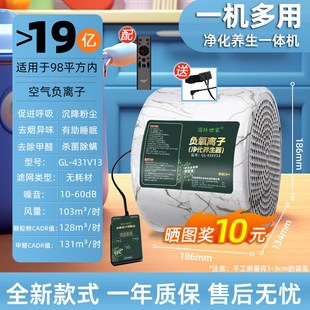 负离子发生器家用办公小粒径负氧离子机空气净化器生态级养生仪器