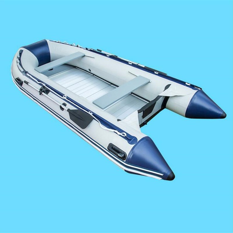 6人+6马力船外机加厚铝合金底部品质抗洪钓鱼橡皮船冲锋舟艇