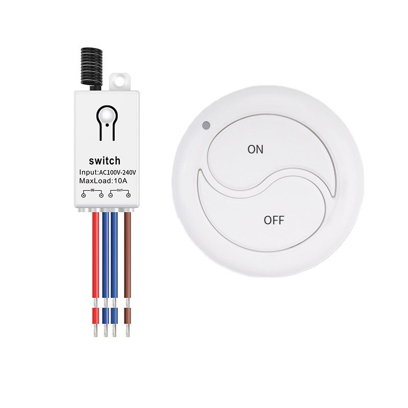 无线遥控开关展厅灯具智能无线开关 远程开关水泵免布线开关