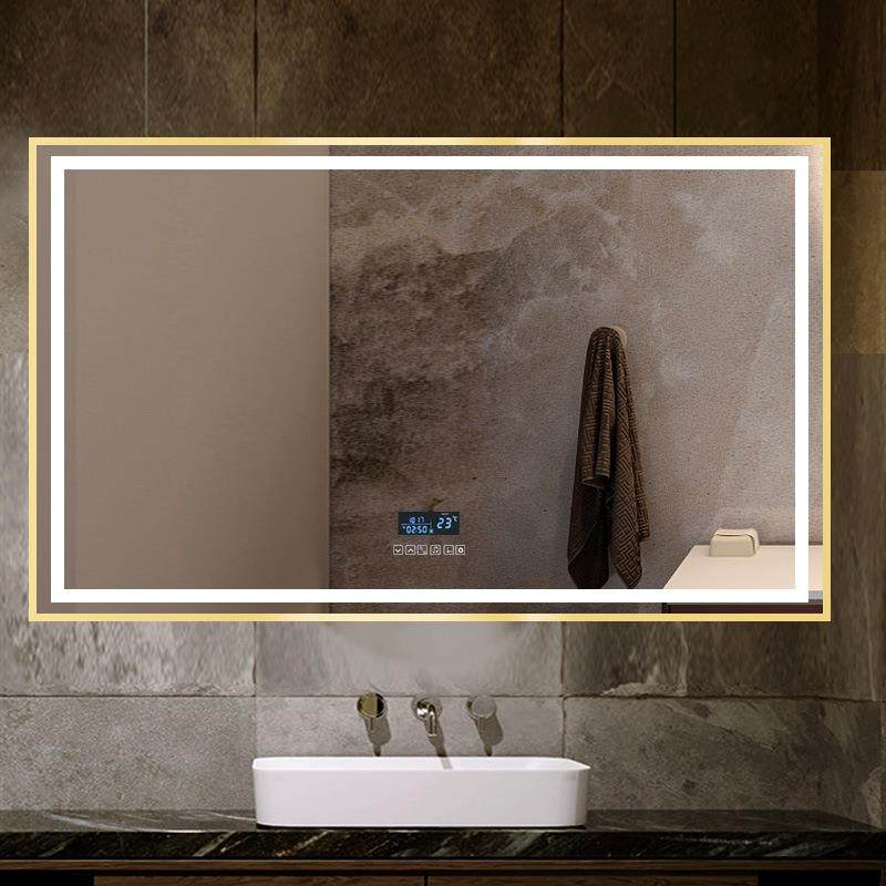 铝合金框架智能浴室镜LED灯光除雾触摸卫生间镜子不锈钢边框镜子,节庆用品/礼品,新娘配件,淘宝优惠券,粉丝福利购,淘宝优惠卷