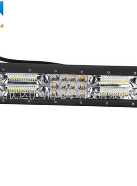 新款汽车LED工作灯180W二三排长条灯lightbar60LED改装车顶灯