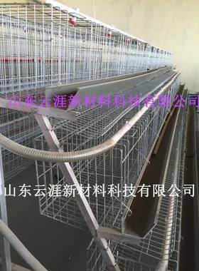 农业养殖设备直销三层笼养阶梯蛋鸡笼热镀锌鸡笼