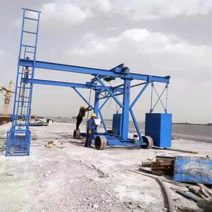 桥梁防撞护栏施工升降台车高架桥外侧施工电动移动吊篮平台