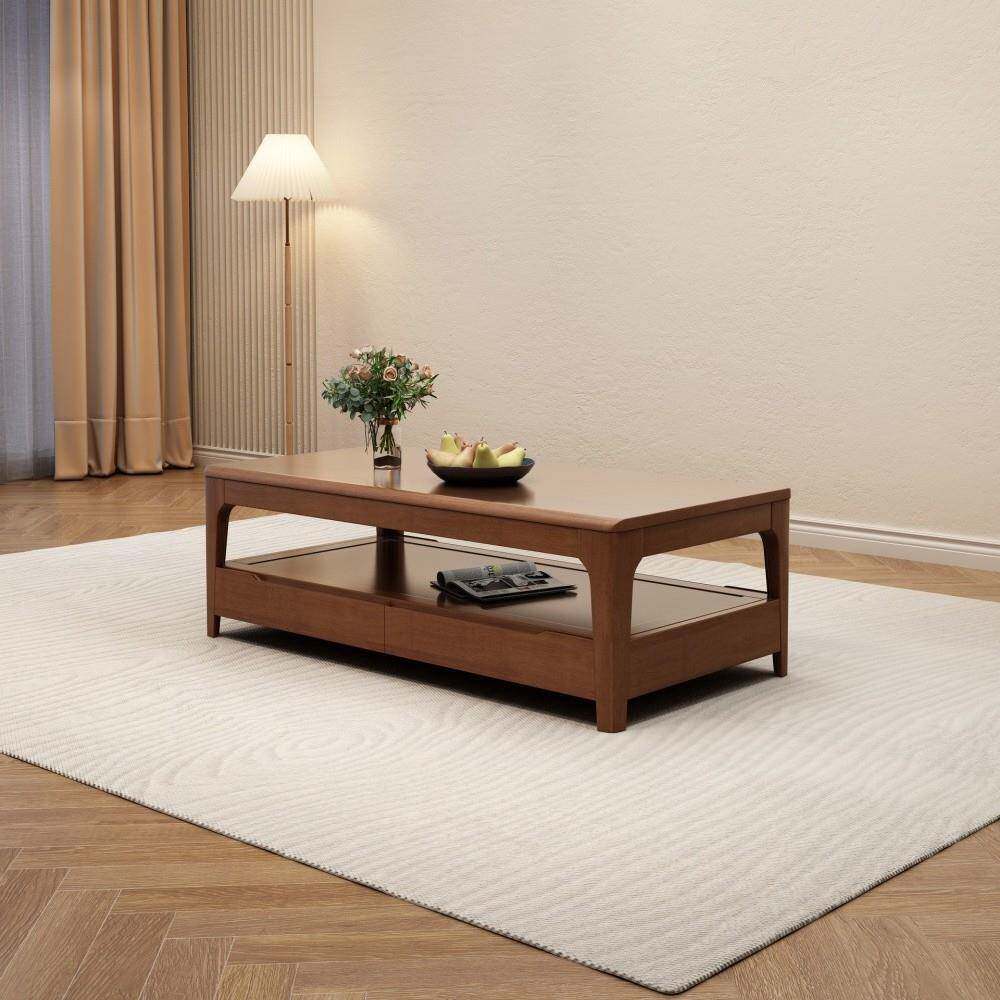 实木茶几升级款多色现代简约经济型家用小户型客厅办公室茶台茶几