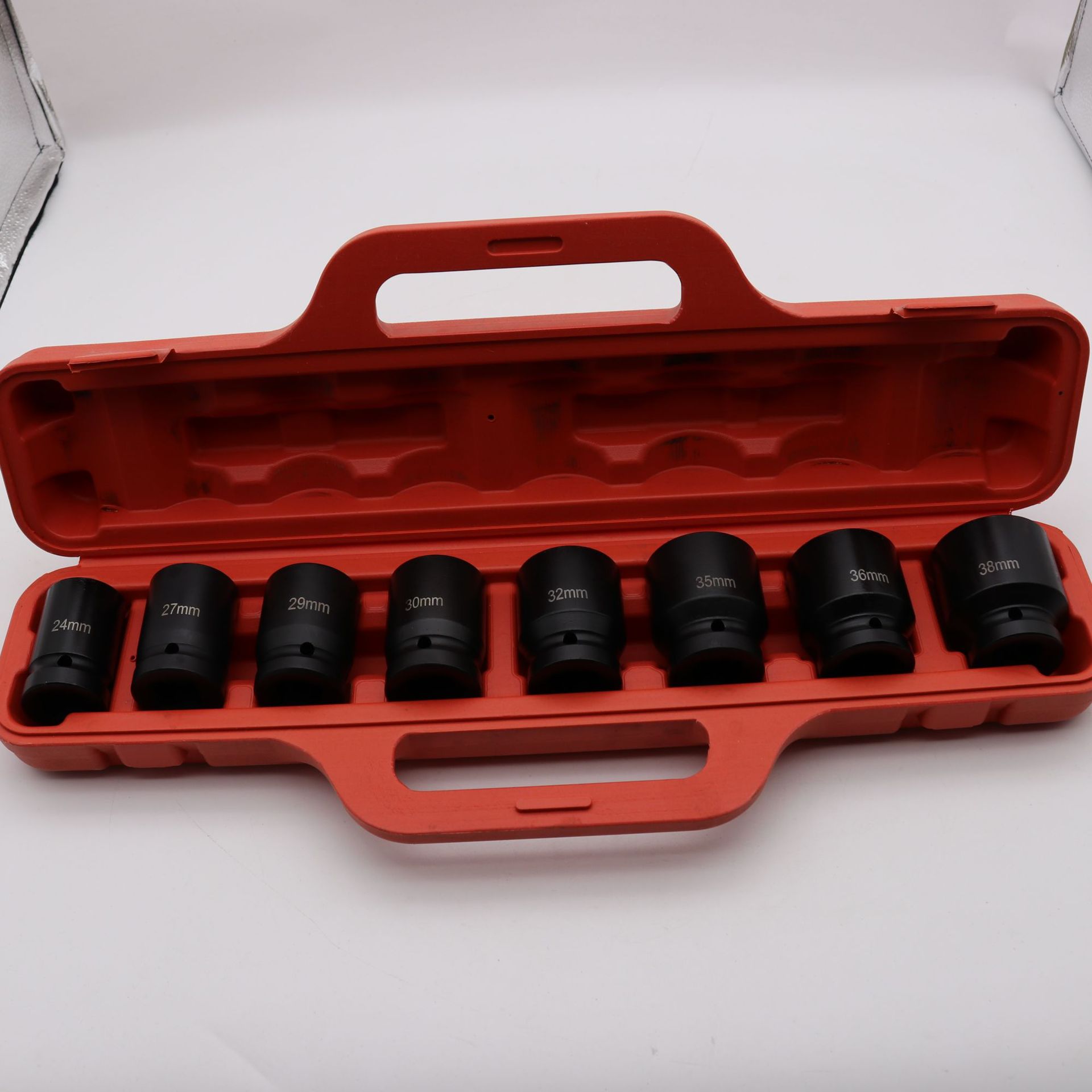 3/4 8件套 短套头风炮套筒头五金工具组套风炮头8件套重型套筒组