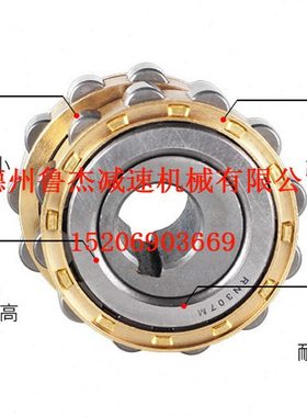 摆线针轮减速机专用配件偏心轴承RN307M|502307带偏心轴偏心套