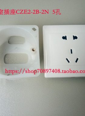 船用舱室插座 CZE2-2B-2N  5K孔