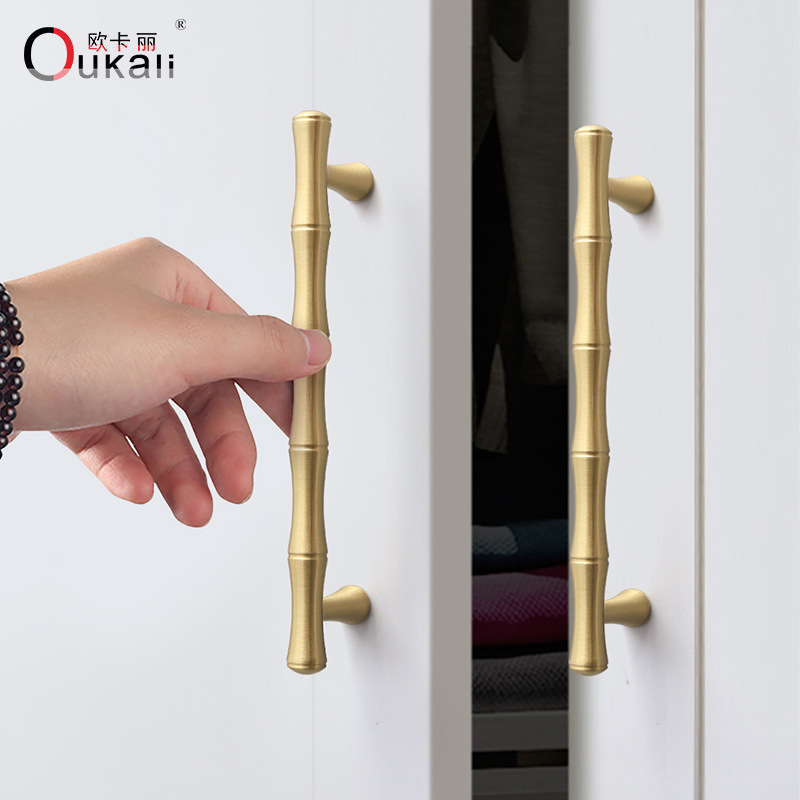 欧式黄铜抽屉拉手衣柜橱柜古铜色小拉环把手复古简约柜门手柄吊环