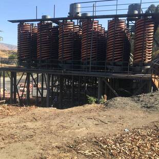 供应螺旋溜槽1500直径20个叶片大型螺旋分级机洗煤设备