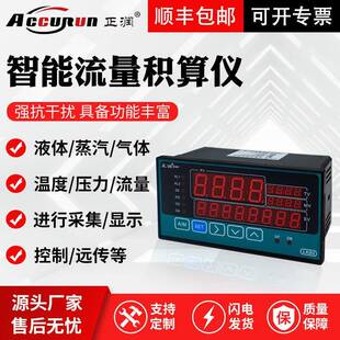 正润直销智能流量积算仪液晶积算控制仪温度压力补偿