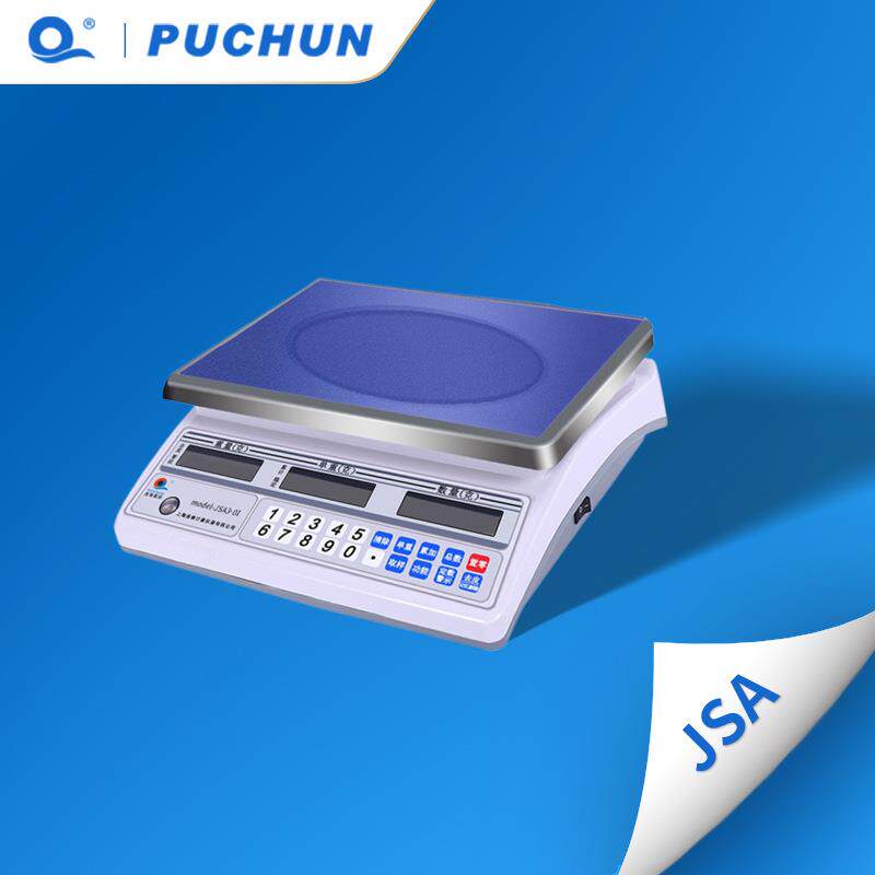 PUCHUN/浦春JSA多功能计数天平秤交直两用电子工业台秤天平称桌面