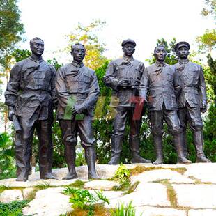 龙岗区力必特抗战人物雕塑纪念馆烈士公园广场纪念碑墙制作浮雕