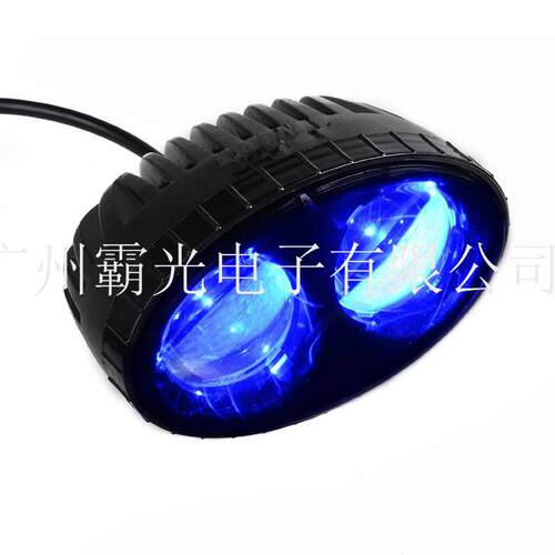 热卖蓝点LED工作灯10W12VLED叉车警示灯拖车ATVUTVOffroad