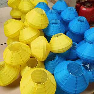 大唐不夜城灯笼景区布置户外装饰渐变色竹编氛围灯花灯灯饰喜庆