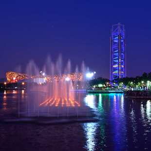 水景喷泉音乐喷泉园林景观喷泉昌邑市济宁市工程施工设计安装