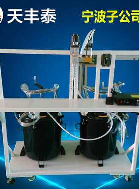 大容量10L-40L压力桶AB双液灌胶机 带动态搅拌功能双气口灌胶机