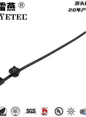 汽车扎带  带杉树头和圆盘的固定扎带  156-00296/T50RDHFT6