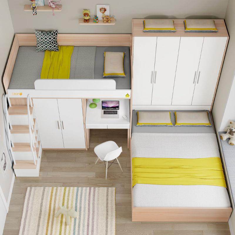 儿童床上下床一体床多功能组合交错式小户型衣柜双层子母高低床,机械设备,其他机械设备,淘宝优惠券,粉丝福利购,淘宝优惠卷