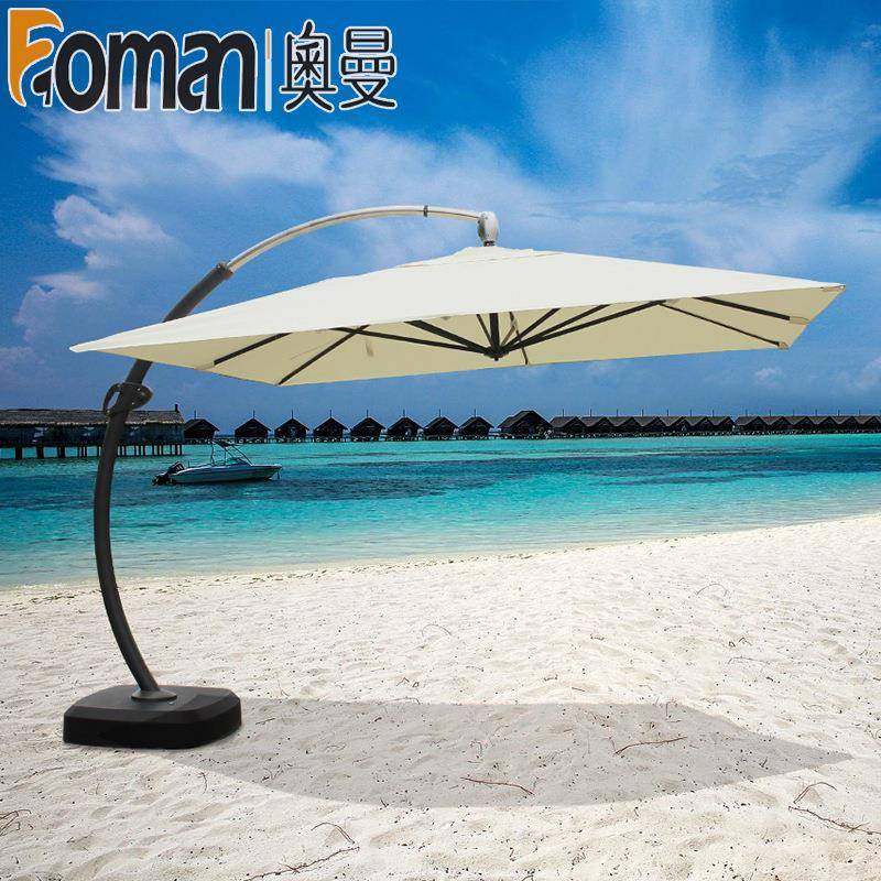 室外遮阳伞花园别墅庭院豪华哥伦布大弯杆伞3.5米方形阳台户外伞,纺织面料/辅料/配套,纺织机械配件,淘宝优惠券,粉丝福利购,淘宝优惠卷