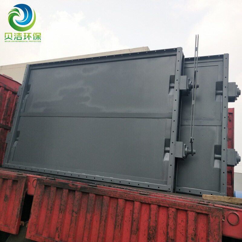 锅炉专用电动风门矩形烟道挡板门双百叶窗挡板门密封严密耐高温
