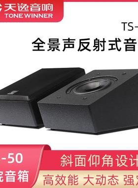 Winne/天逸TS-50全景声反射式天空环绕音箱家庭影院前置增高音响