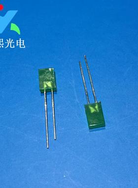 短脚257绿发黄绿发光二极管黄绿色led直插灯珠2*5*7绿灯