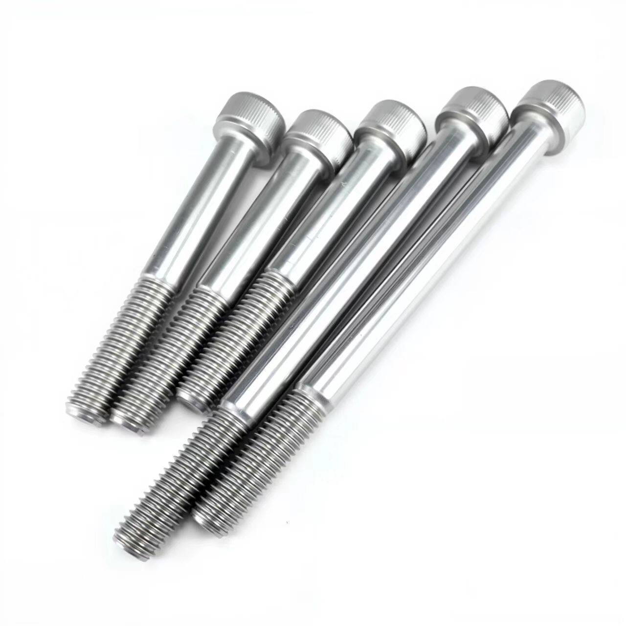 304不锈钢圆柱头内六角螺丝杯头304内六角DIN912M2-M5螺丝