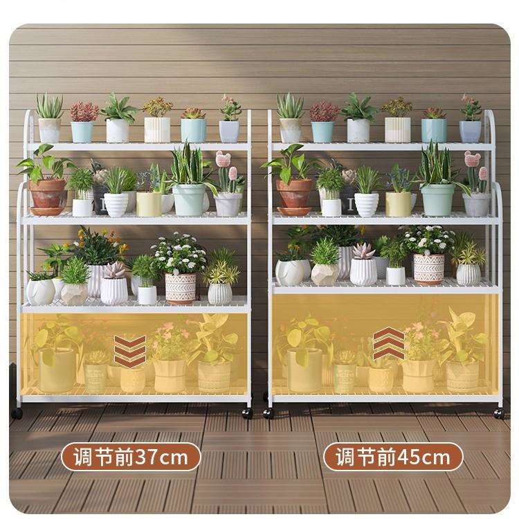 新款摆放客厅架子花盆阳台花架落地落地式铁多层艺花架花架子托架