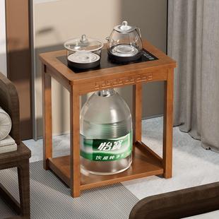 沙发边几茶台茶桌边柜小茶几小桌子实木客厅煮茶烧水架泡茶水柜子