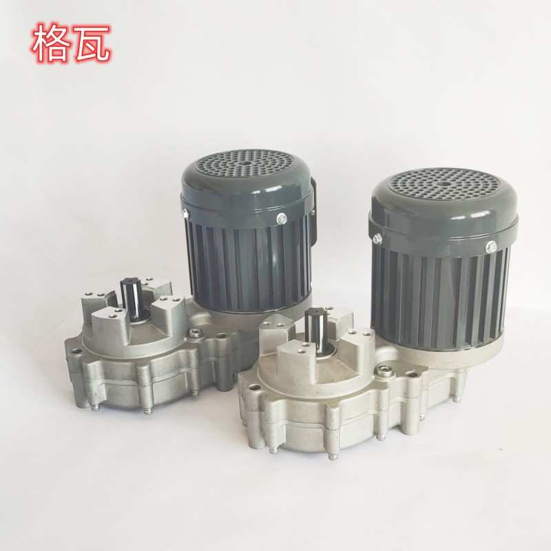格瓦110V单相减速电机120W 10转 150KG挤出式矿冰制冰机齿轮电机