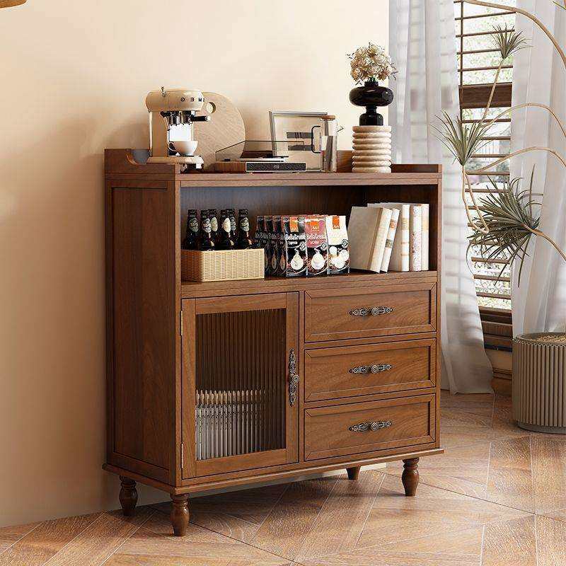 实木餐边柜储物简约柜子欧式客厅沙发边柜茶水柜小户型北欧置物柜,3C数码配件,USB灯,淘宝优惠券,粉丝福利购,淘宝优惠卷