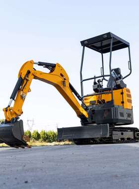 北方机械22型工程挖机2200kg迷你挖机出口加拿大全液压农用挖机