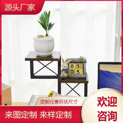 书桌置物架收纳盒，木质桌面收纳盒小书架，三层收纳架