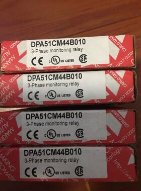 佳乐三相继电器DPA51CM44B010相序缺相欠压保护