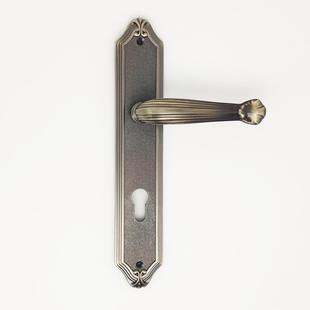 现货85孔距中心距欧式静音锁仿古铜室内门卧室门锁