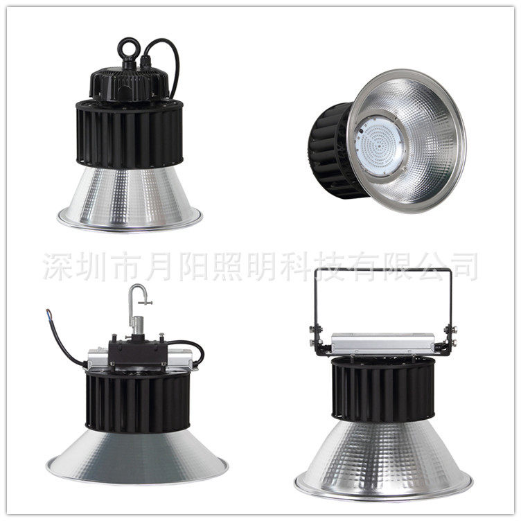 新款上市led工矿灯鳍片超薄200W工矿灯铝外壳UFO圆盘灯