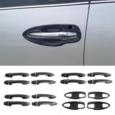 适用于22款丰田Fortuner车门外拉手门碗面板装饰框外饰改装饰贴片