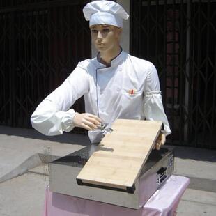 全自动智能刀削面机器人商用削面机双刀削面机直销削面机器人