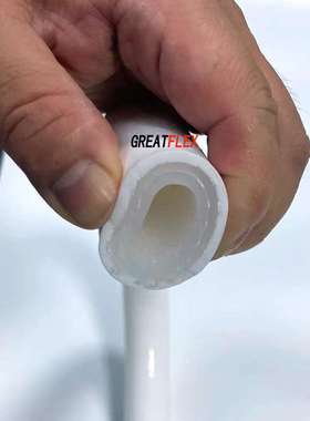 GREATFLEX白色生物级fda内径25外径35mm耐高温低温耐压编织管BD40