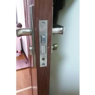 卧室房门锁C款把手可调节把手门锁免改孔锁锁心家用通用型厂